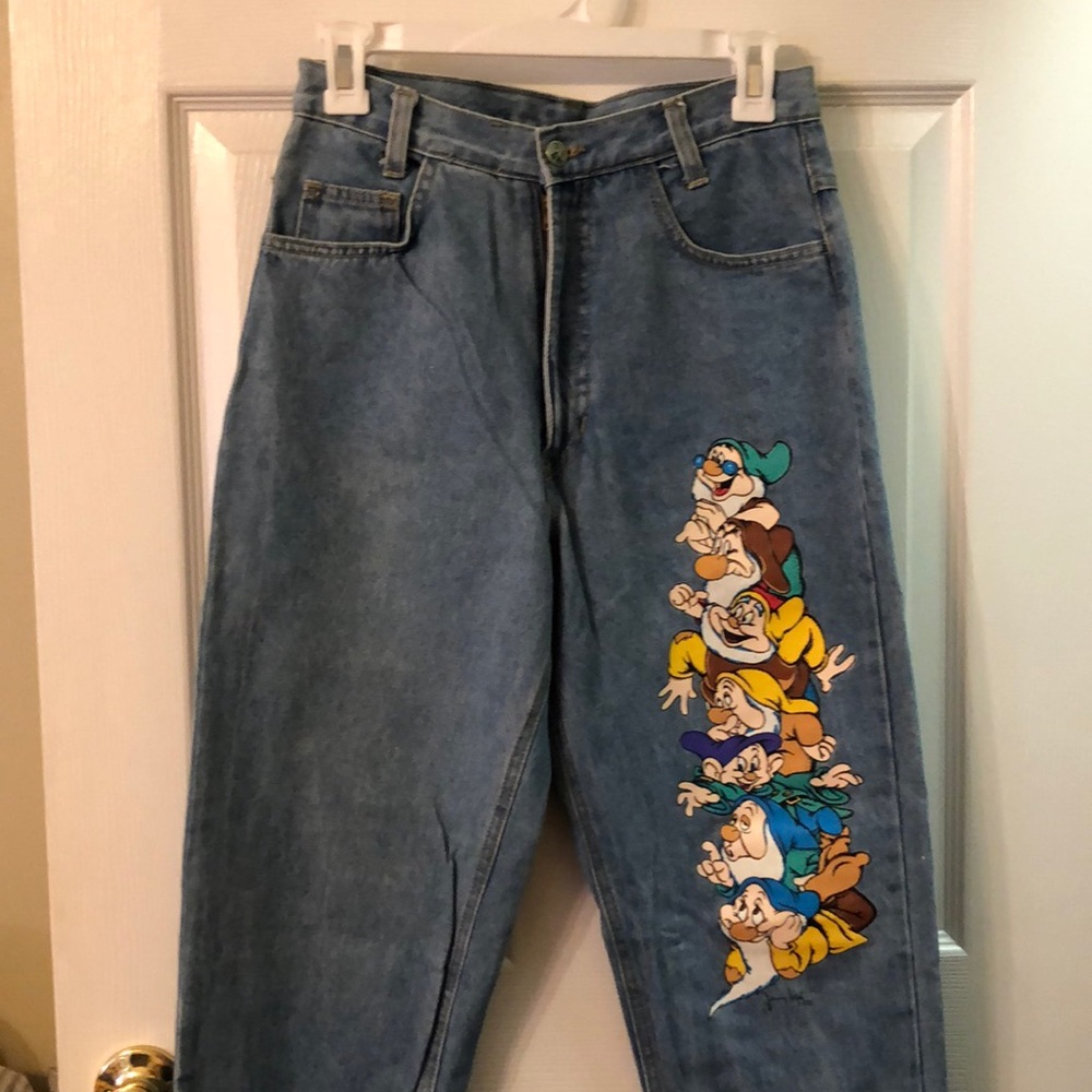 Vintage Disney jeans Seven dwarves